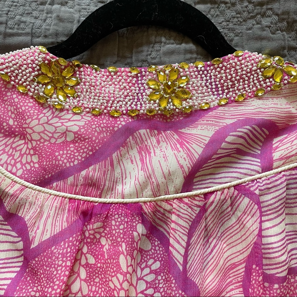 Christiane Celle for Calypso silk beaded dress - Picture 7 of 9